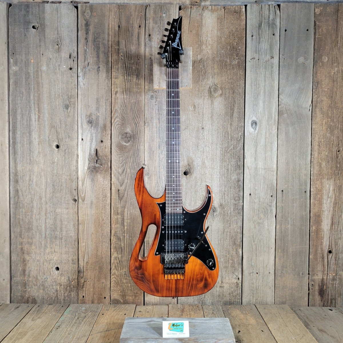 Ibanez 1988 JEM7-RB Root Beer w/ case Excellent - Mahar's Vintage Guitars