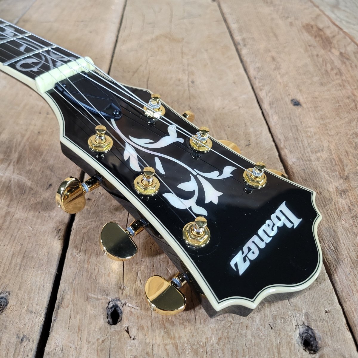 Ibanez 2024 AS93SP - BK Artcore Expressionist Black w/Hybrid Case Excellent - Mahar's Vintage Guitars