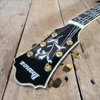Ibanez 2024 AS93SP - BK Artcore Expressionist Black w/Hybrid Case Excellent - Mahar's Vintage Guitars