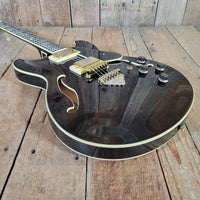 Ibanez 2024 AS93SP - BK Artcore Expressionist Black w/Hybrid Case Excellent - Mahar's Vintage Guitars