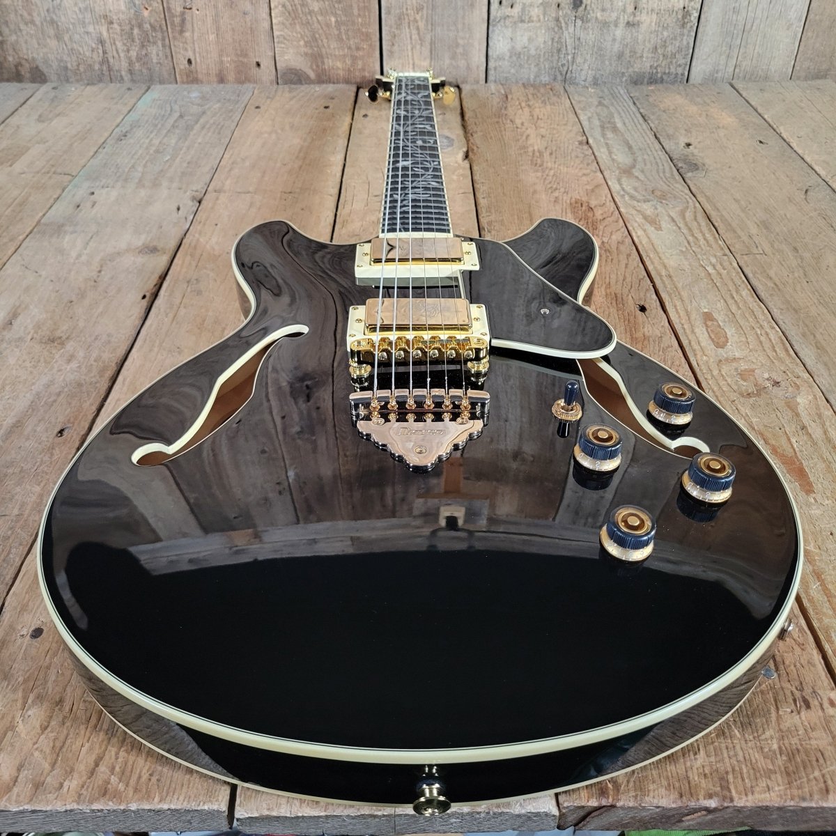 Ibanez 2024 AS93SP-BK Artcore Expressionist Black | Mahar's