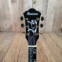 Ibanez 2024 AS93SP - BK Artcore Expressionist Black w/Hybrid Case Excellent - Mahar's Vintage Guitars