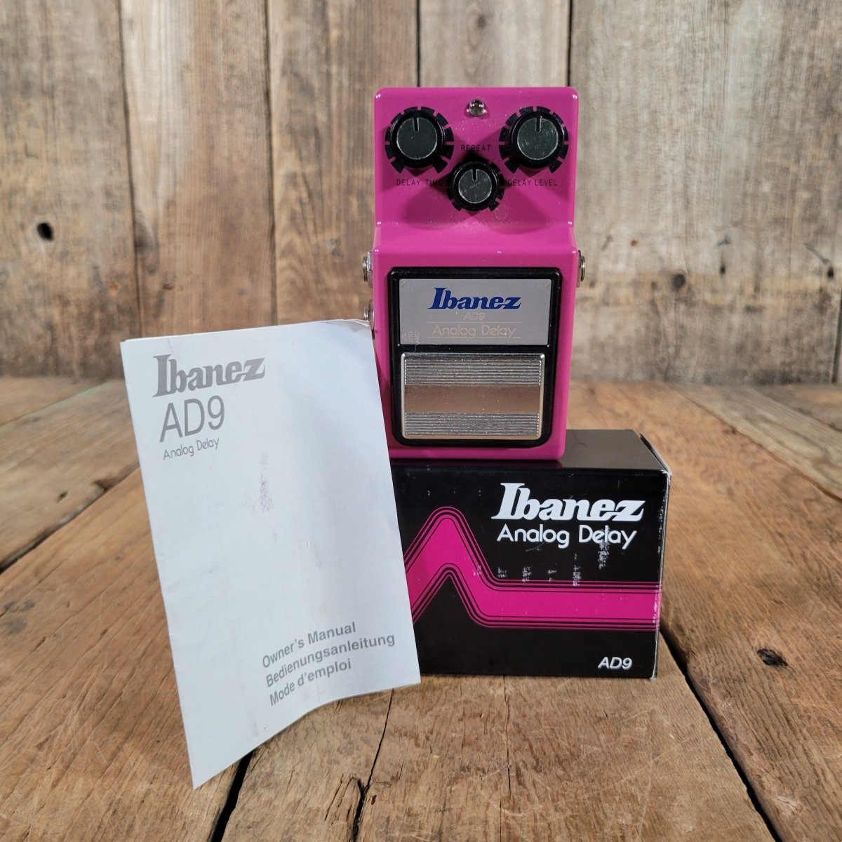 Ibanez AD9 Analog Delay with Box Manual 2020s - Mahar's Vintage Guitars