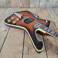 Ibanez Artist 2663 Iceman 1975 Sunburst with original hard case - Mahar's Vintage Guitars