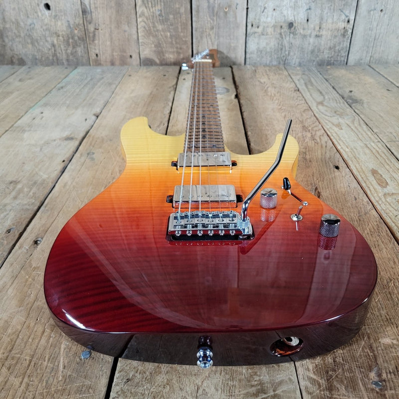 Ibanez AZ242F - TSG – Tequila Sunrise Gradient, Prestige AZ Series Electric Guitar - Mahar's Vintage Guitars