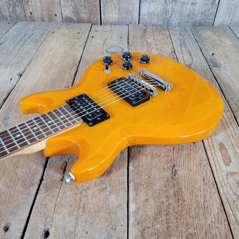 Ibanez GAX70 Double Cutaway – Transparent Amber, Two Humbuckers, 2001 - Mahar's Vintage Guitars