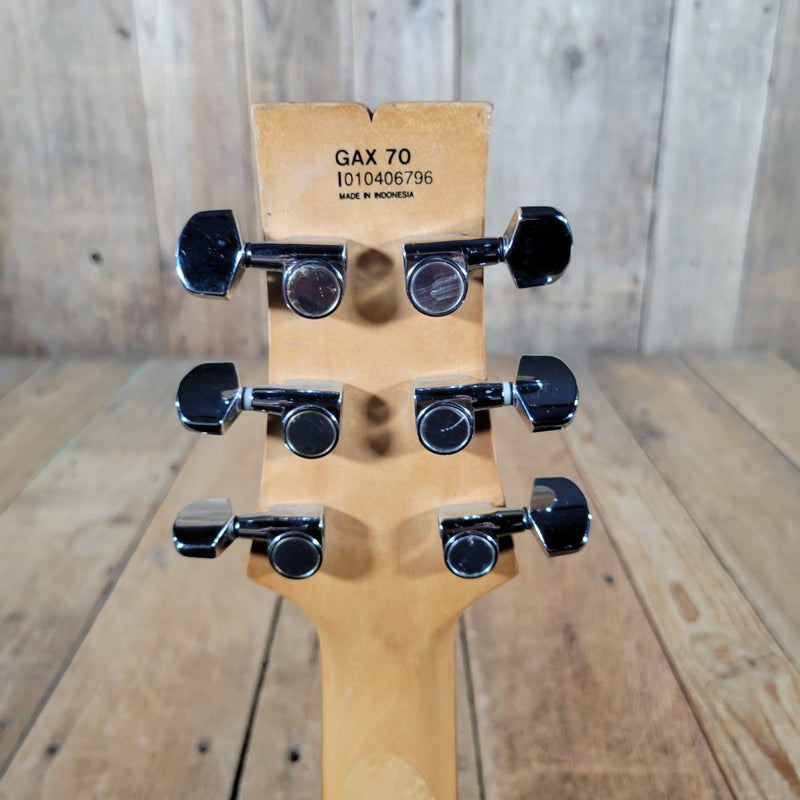 Ibanez GAX70 Double Cutaway – Transparent Amber, Two Humbuckers, 2001 - Mahar's Vintage Guitars