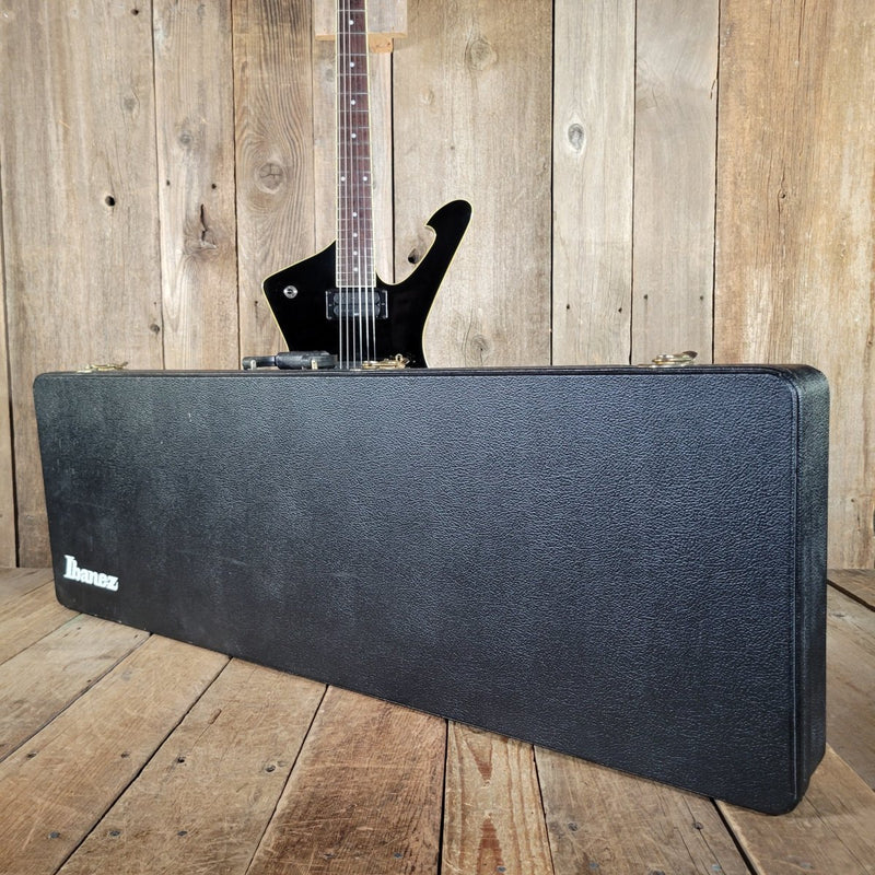 Ibanez Iceman IC300 2002 Black with Original Case - Mahar's Vintage Guitars