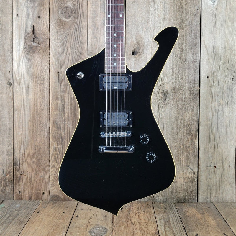 Ibanez Iceman IC300 2002 Black with Original Case - Mahar's Vintage Guitars