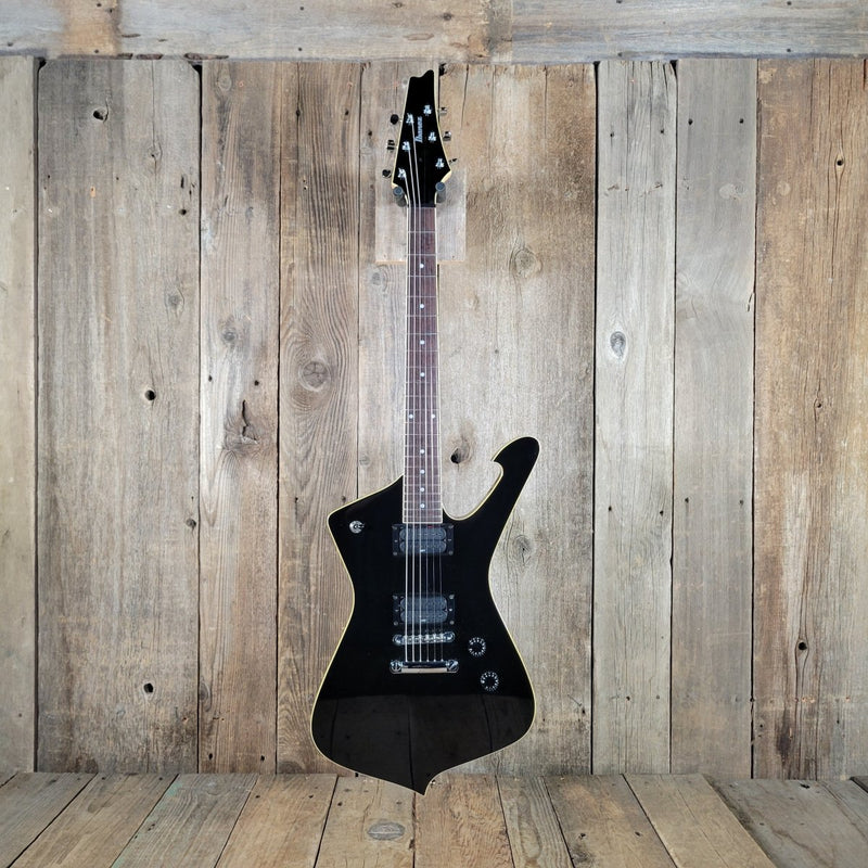 Ibanez Iceman IC300 2002 Black with Original Case - Mahar's Vintage Guitars