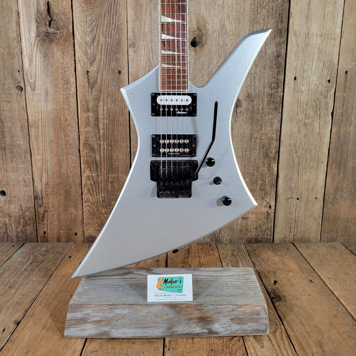 Jackson 2015 JS32 Kelly Silver Duncan Invader Near Mint - Mahar's Vintage Guitars