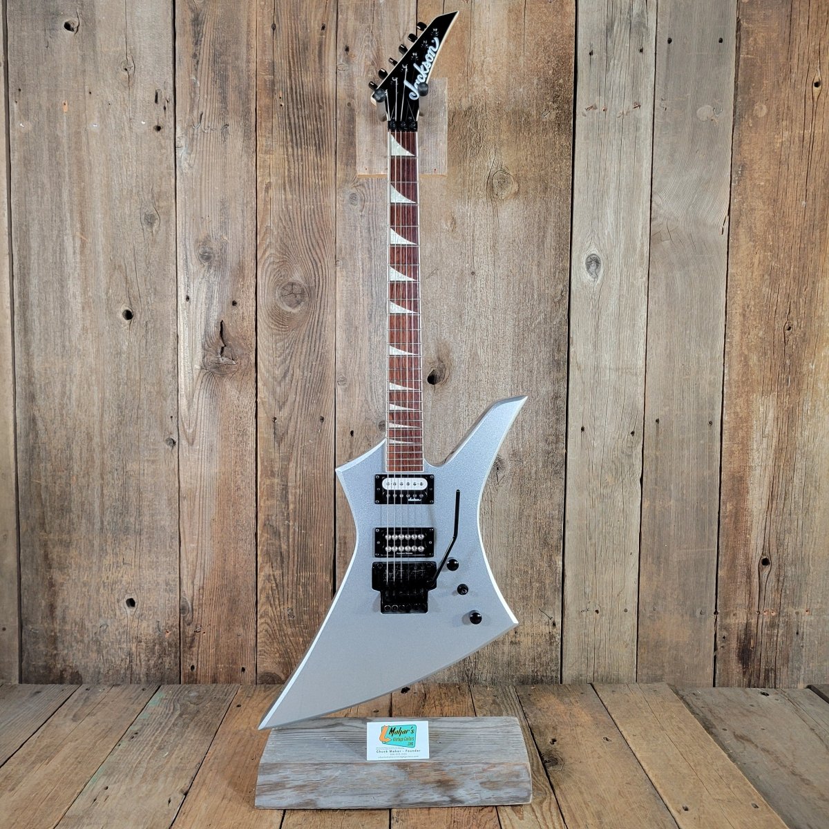 Jackson 2015 JS32 Kelly Silver Duncan Invader Near Mint - Mahar's Vintage Guitars