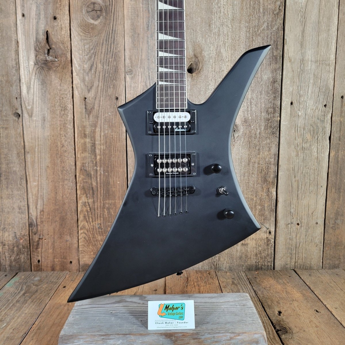 Jackson 2016 JS32 Kelly Matte Black Duncan Invader Excellent - Mahar's Vintage Guitars