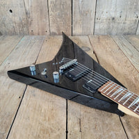 Jackson JS30RR Randy Rhodes V 2009 Black w/Jackson Molded Case - Mahar's Vintage Guitars