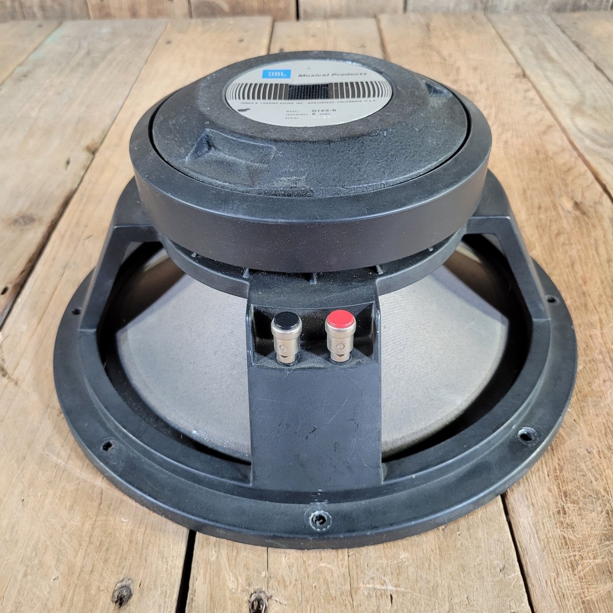 JBL 1985 G125-8 12" Speaker 8 ohms, Excellent - Mahar's Vintage Guitars