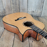 Julian Gaffney Modified Dreadnought 2019 Fiddleback Mahogany & Sitka Spruce - Mahar's Vintage Guitars