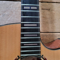 Julian Gaffney Modified Dreadnought 2019 Fiddleback Mahogany & Sitka Spruce - Mahar's Vintage Guitars