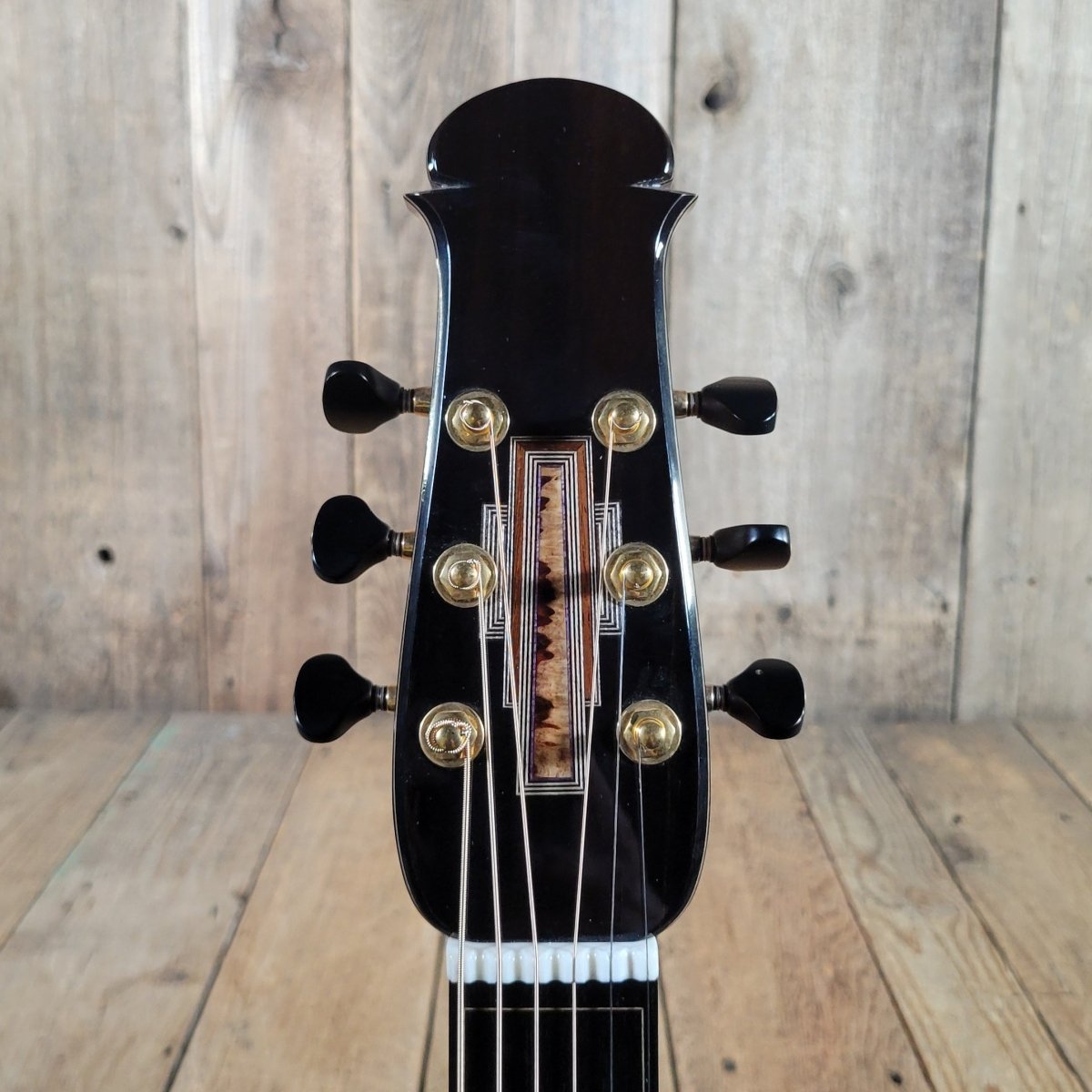 Julian Gaffney Modified Dreadnought 2019 Fiddleback Mahogany & Sitka Spruce - Mahar's Vintage Guitars