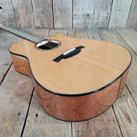 Julian Gaffney Modified Dreadnought 2019 Fiddleback Mahogany & Sitka Spruce - Mahar's Vintage Guitars