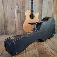 Julian Gaffney Modified Dreadnought 2019 Fiddleback Mahogany & Sitka Spruce - Mahar's Vintage Guitars