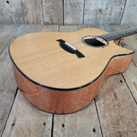 Julian Gaffney Modified Dreadnought 2019 Fiddleback Mahogany & Sitka Spruce - Mahar's Vintage Guitars