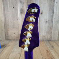 Kauer 2010s Banshee Custom Baritone Tangelo Purple Flake NM - Mahar's Vintage Guitars