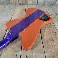 Kauer 2010s Banshee Custom Baritone Tangelo Purple Flake NM - Mahar's Vintage Guitars