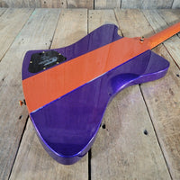 Kauer Banshee Custom Firebird Tangelo Purple Flake 3PU NM - Mahar's Vintage Guitars