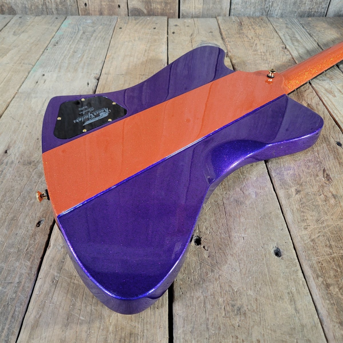Kauer Banshee Custom Firebird Tangelo Purple Flake 3PU NM - Mahar's Vintage Guitars