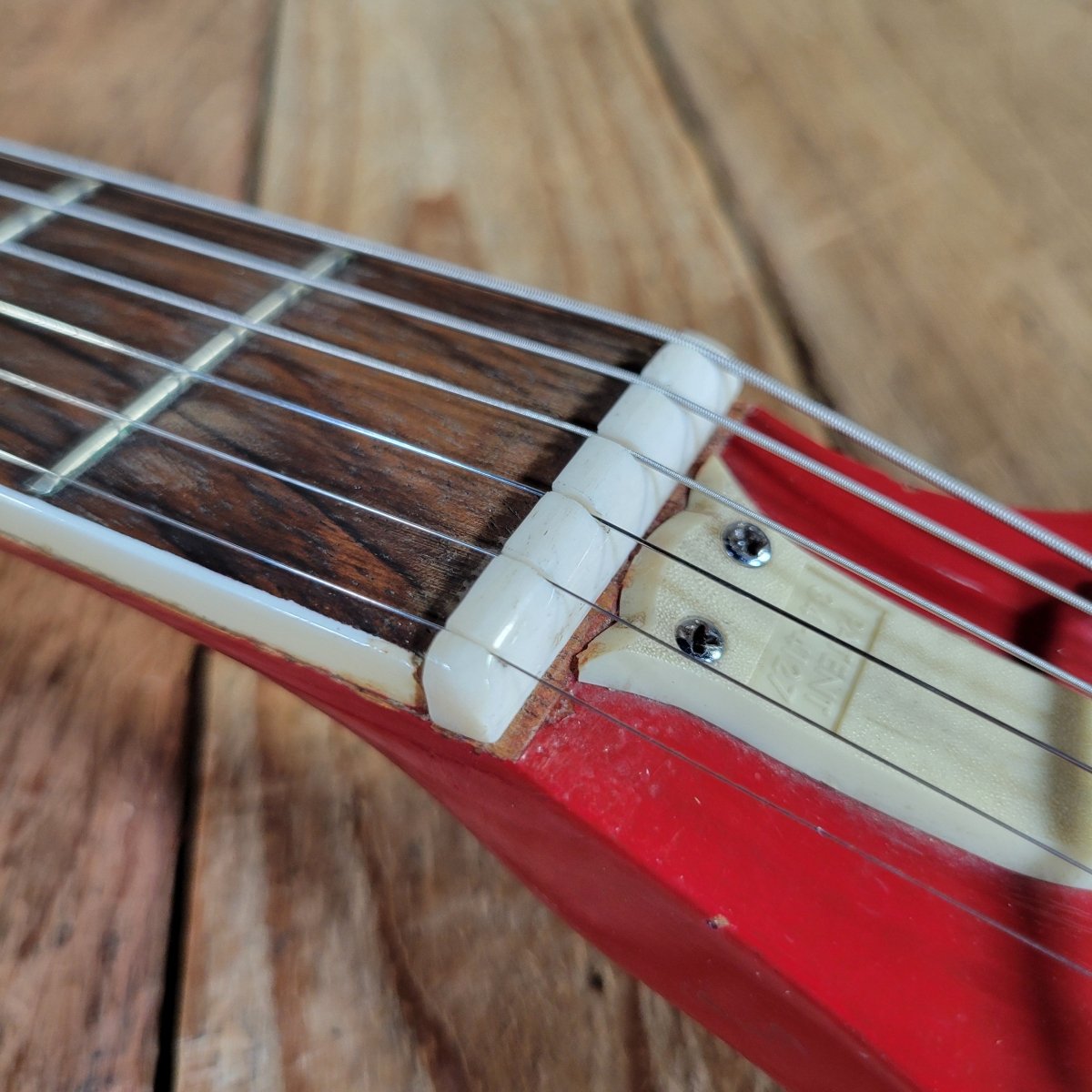 Kawai S-180 1964–1967 Red Like Teisco SS-4L Hound Dog Taylor Electric Guitar, No Case - Mahar's Vintage Guitars