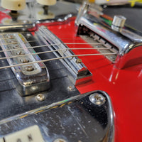 Kawai S-180 1964–1967 Red Like Teisco SS-4L Hound Dog Taylor Electric Guitar, No Case - Mahar's Vintage Guitars
