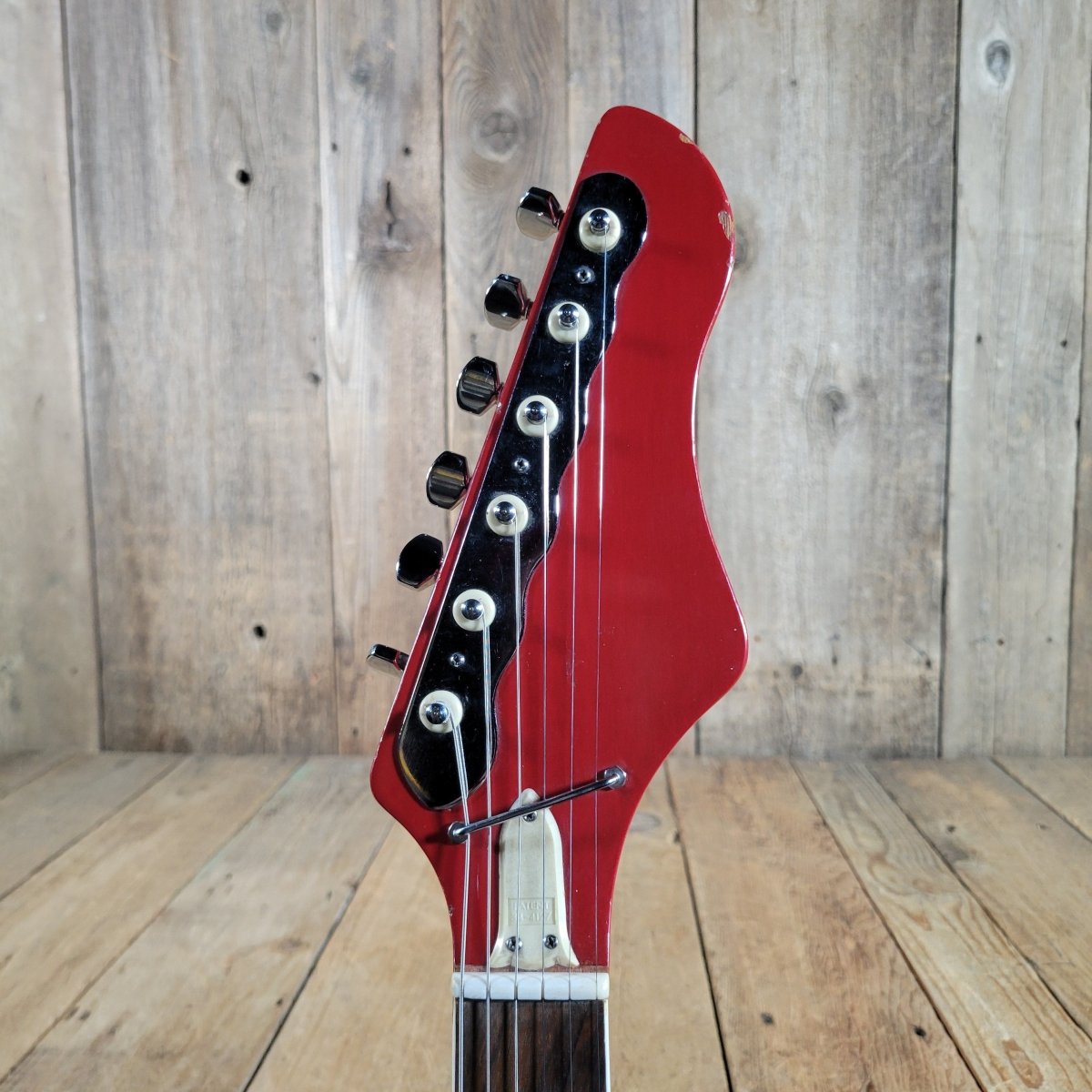 Kawai S-180 1964–1967 Red Like Teisco SS-4L Hound Dog Taylor Electric Guitar, No Case - Mahar's Vintage Guitars
