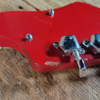Kawai S-180 1964–1967 Red Like Teisco SS-4L Hound Dog Taylor Electric Guitar, No Case - Mahar's Vintage Guitars