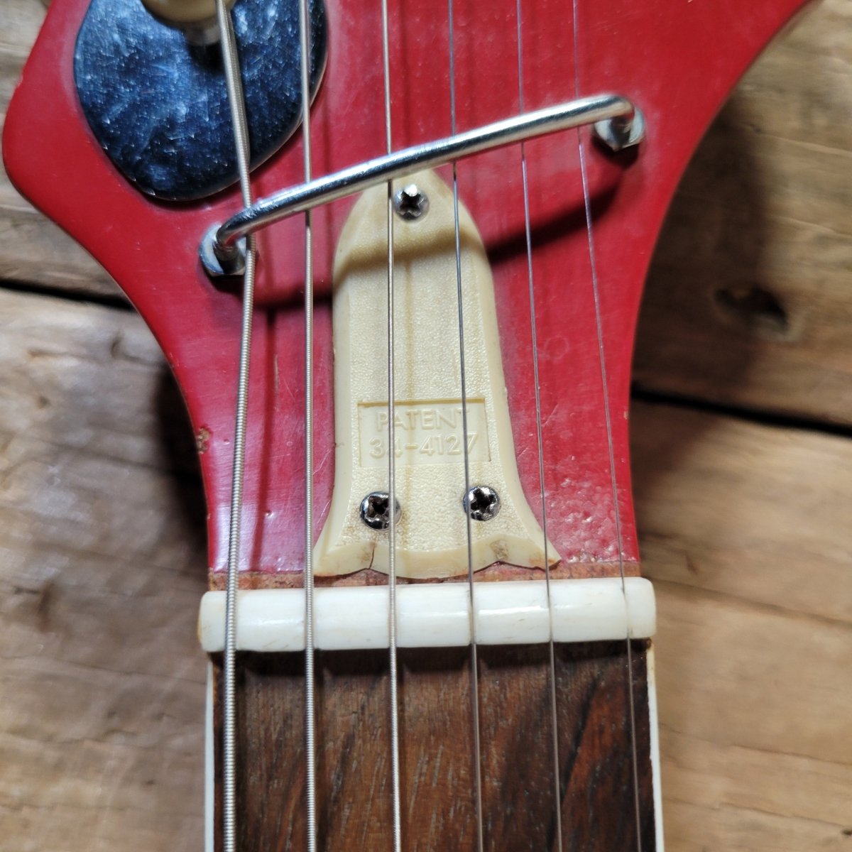 Kawai S-180 1964–1967 Red Like Teisco SS-4L Hound Dog Taylor Electric Guitar, No Case - Mahar's Vintage Guitars