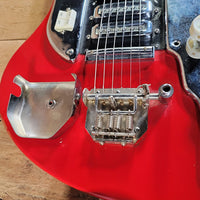 Kawai S-180 1964–1967 Red Like Teisco SS-4L Hound Dog Taylor Electric Guitar, No Case - Mahar's Vintage Guitars