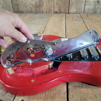 Kawai S-180 1964–1967 Red Like Teisco SS-4L Hound Dog Taylor Electric Guitar, No Case - Mahar's Vintage Guitars