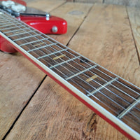 Kawai S-180 1964–1967 Red Like Teisco SS-4L Hound Dog Taylor Electric Guitar, No Case - Mahar's Vintage Guitars