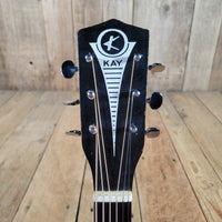 Kay 1950s Parlor Guitar Sunburst - Mahar's Vintage Guitars