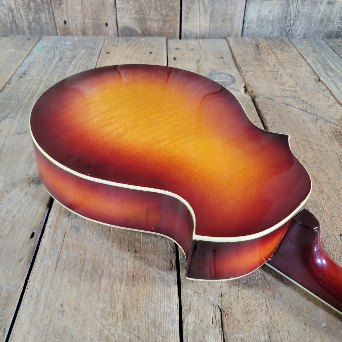 Kay 1950s Venetian Mandolin Sunburst w/ Geib Case Very Good - Mahar's Vintage Guitars