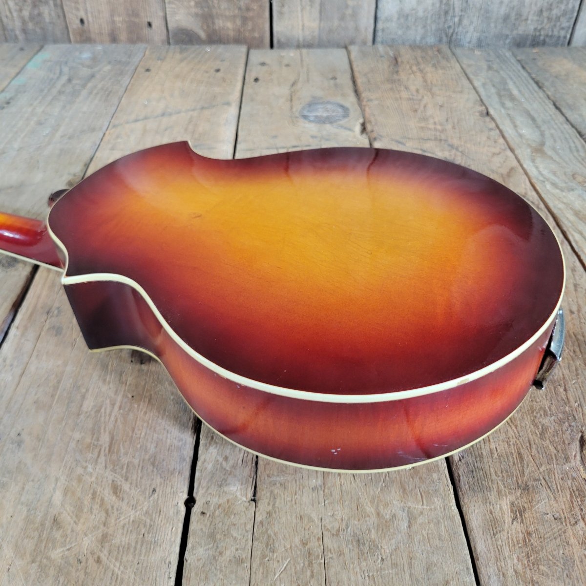 Kay 1950s Venetian Mandolin Sunburst w/ Geib Case Very Good - Mahar's Vintage Guitars