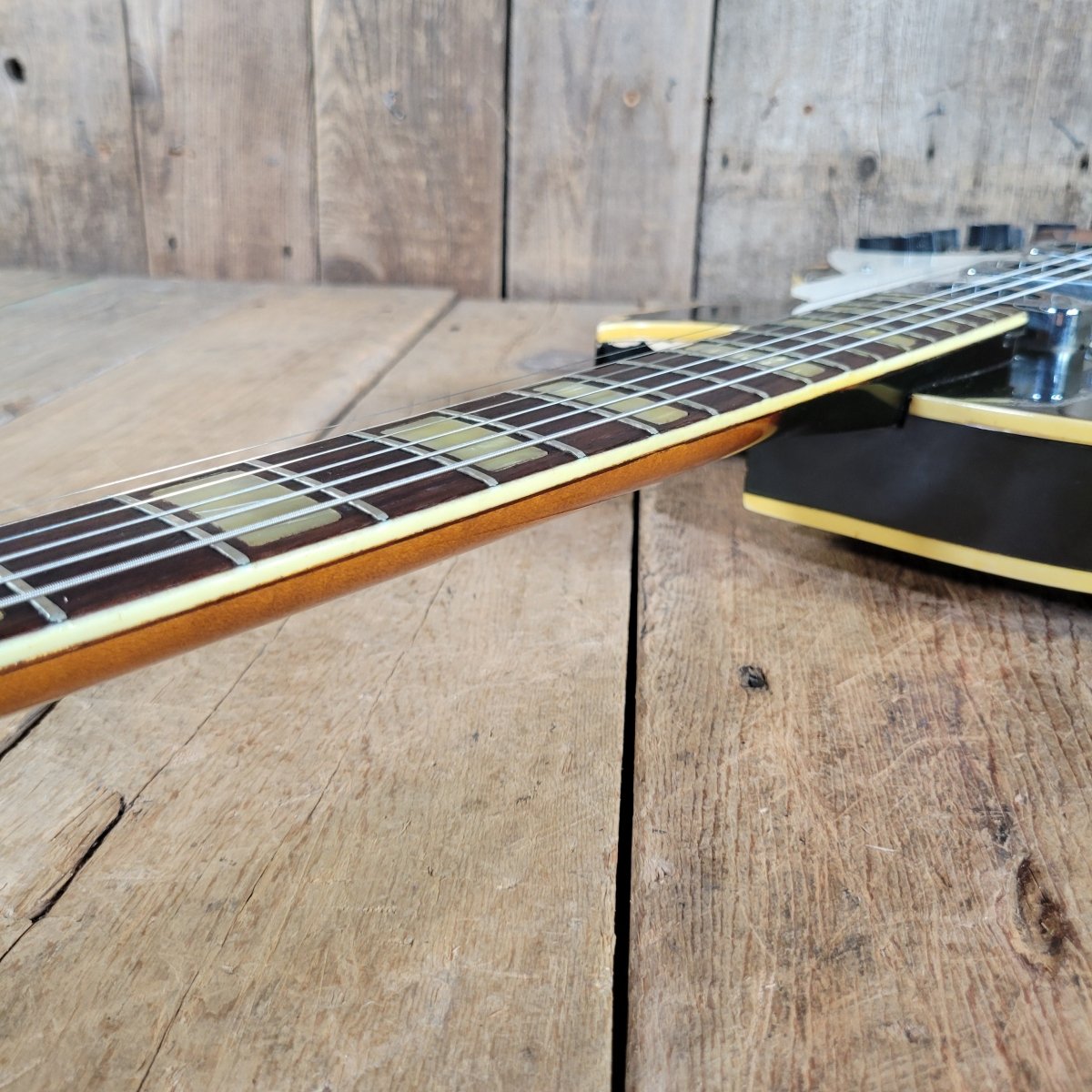 Kay 1960s Speed Demon P-3 Sunburst w/ Case - Mahar's Vintage Guitars