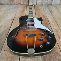 Kay 1960s Speed Demon P-3 Sunburst w/ Case - Mahar's Vintage Guitars