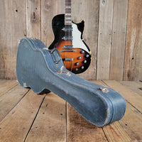 Kay 1960s Speed Demon P-3 Sunburst w/ Case - Mahar's Vintage Guitars