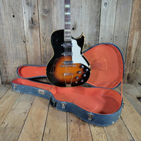Kay 1960s Speed Demon P-3 Sunburst w/ Case - Mahar's Vintage Guitars