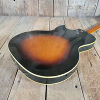 Kay 1960s Speed Demon P-3 Sunburst w/ Case - Mahar's Vintage Guitars