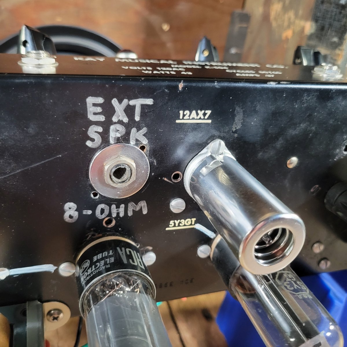 Kay K - 504 1960s Amplifier Cab With Mojotone Princeton Amp Kit Upgrade - Mahar's Vintage Guitars
