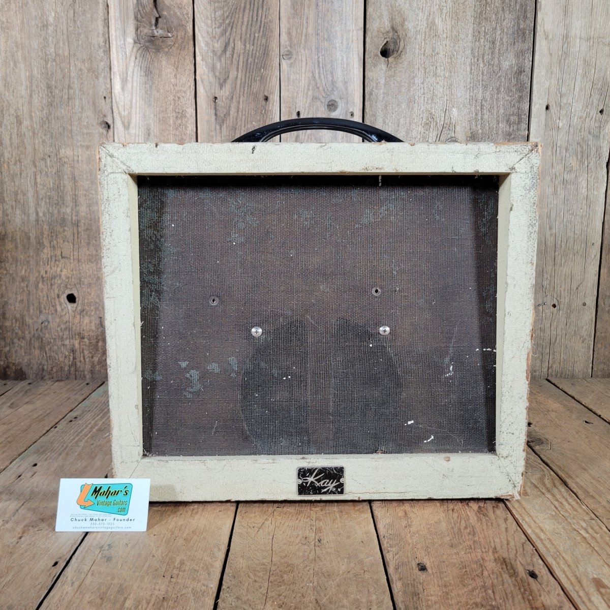 Kay K - 504 1960s Amplifier Cab With Mojotone Princeton Amp Kit Upgrade - Mahar's Vintage Guitars