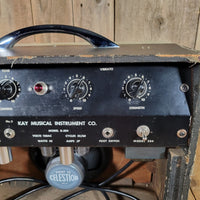 Kay K - 504 1960s Amplifier Cab With Mojotone Princeton Amp Kit Upgrade - Mahar's Vintage Guitars