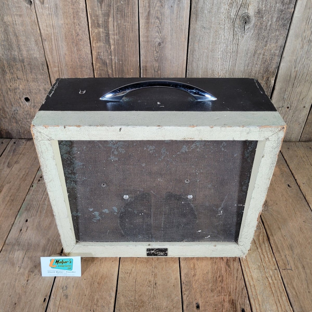 Kay K - 504 1960s Amplifier Cab With Mojotone Princeton Amp Kit Upgrade - Mahar's Vintage Guitars