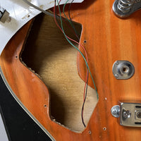 Kay KH - 90T "Wildwood" 1969? Orange - Mahar's Vintage Guitars